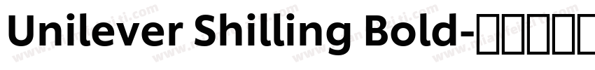 Unilever Shilling Bold字体转换